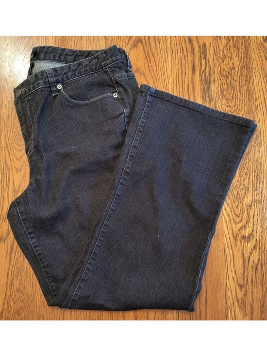Calvin Klein Denim - Calvin Klein Ultimate Bootcut Jeans 33/16 Dark Wash Cotton Blend 28" Inseam